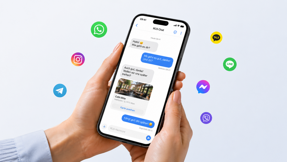 Conversational Messaging mit RCS und weiteren Messaging-Kanälen ermöglicht Unternehmen eine personalisierte Kundenkommunikation in Echtzeit.