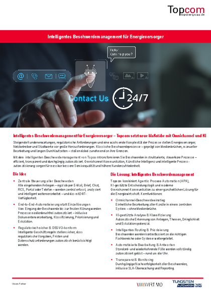 Datenblatt Beschwerdemanagement, Topcom_Beschwerdemanagement.pdf, 2 MB